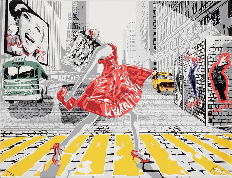 RICHARD RYAN, 4st, färgserigrafier, mapp, sign o numr 44/350.