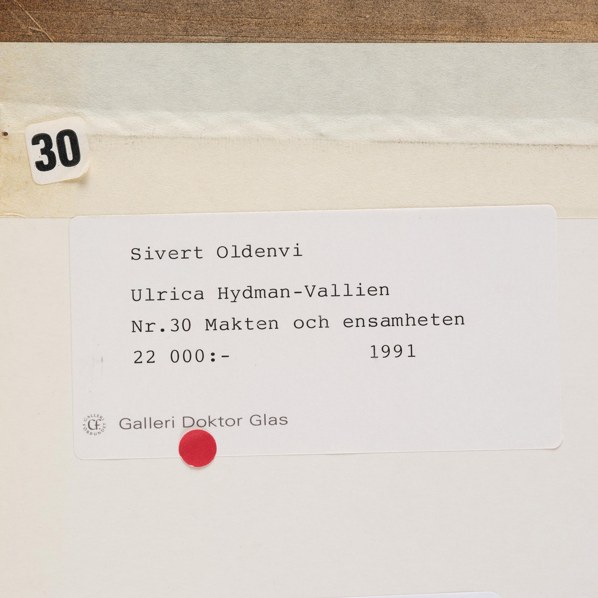 Ulrica Hydman-Vallien, "Makten och ensamheten".