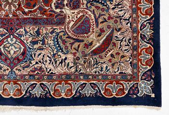 Carpet, Kashmar old, approx. 390 x 298 cm.