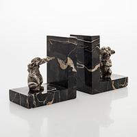 A pair of bookends, marked Bertin, France presumably around 1925-30s.