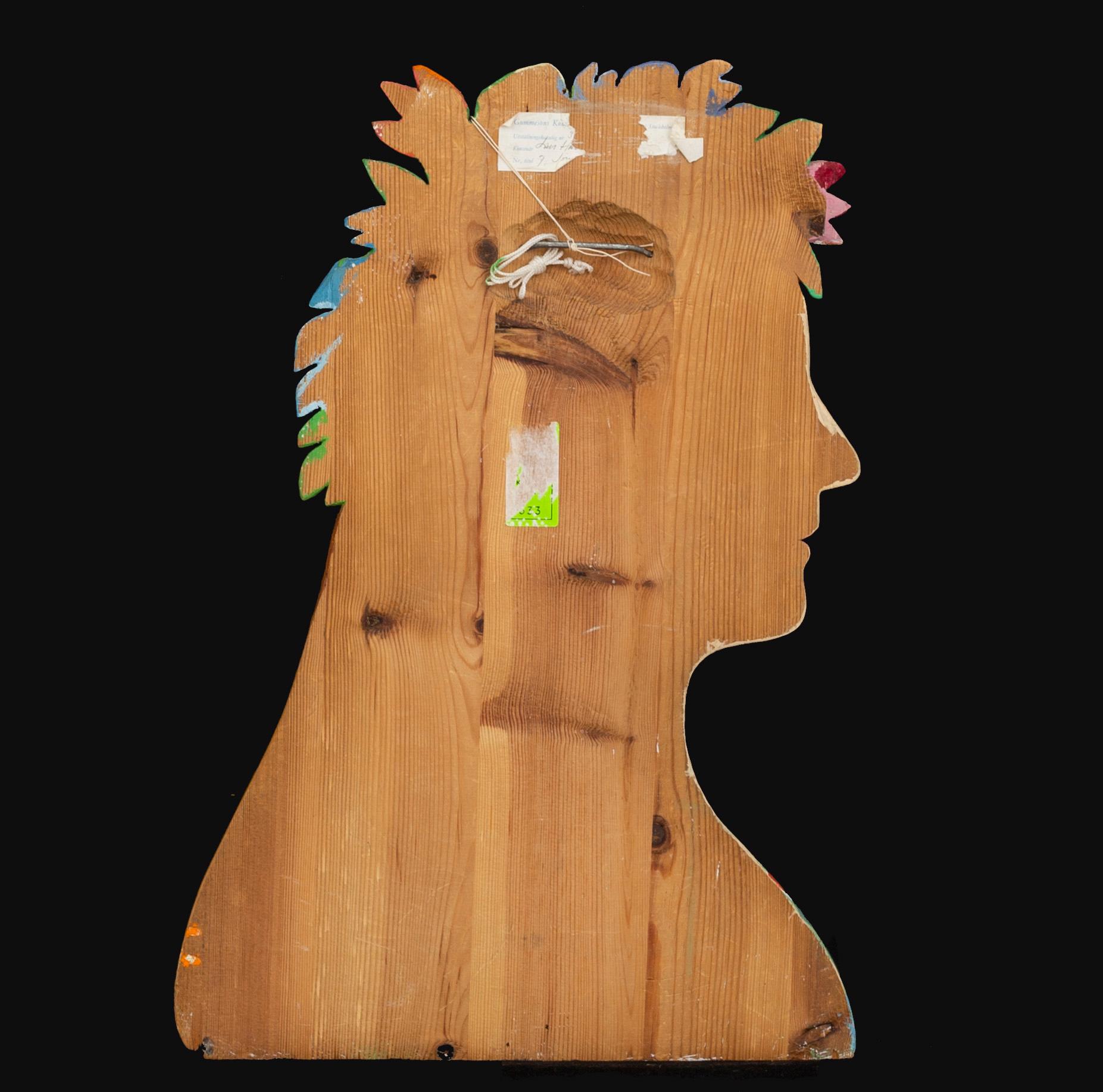 A WOODEN SCULPTURE by LARS HUCK HULTGREN,