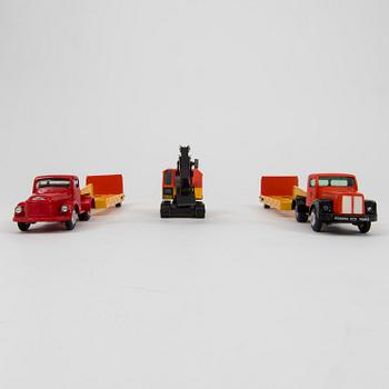 A lof of three Tekno vehicles Denmark 1960s.