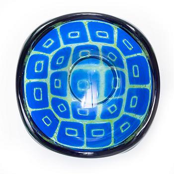 Sven Palmqvist, a 'Ravenna' glass bowl, Orrefors, Sweden.