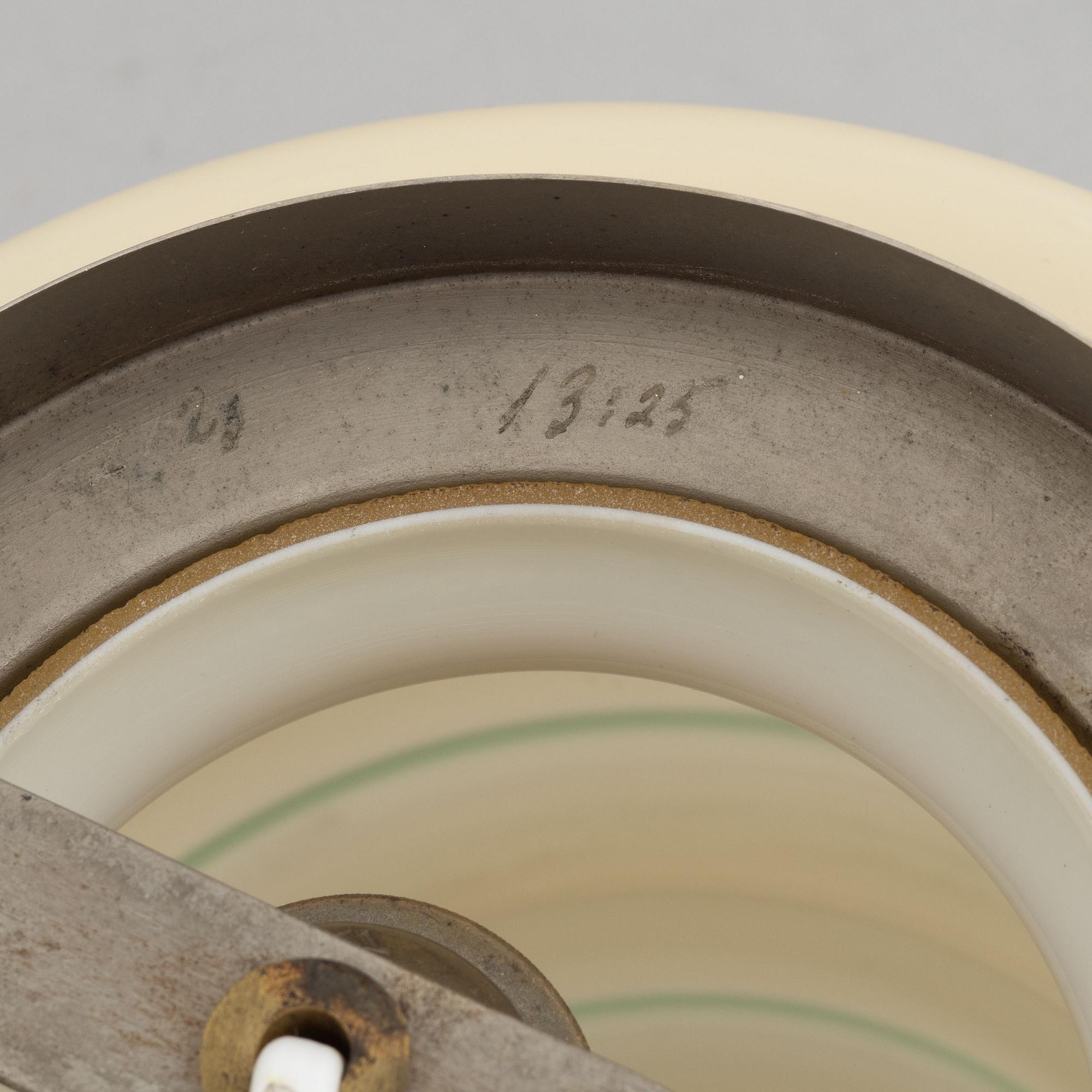 Boréns, taklampa, modell "2123", Borås, 1930-tal.