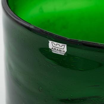 Kaj Franck, skål, "Sargasso", glas, signerad Nuutajärvi Notsjö. 1960/70-tal.