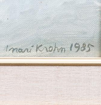 INARI KROHN, olja på duk, signerad och daterad 1985.