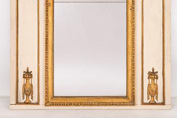 A Late Gustavian gilt-gesso and mirrored panelling, circa 1800.