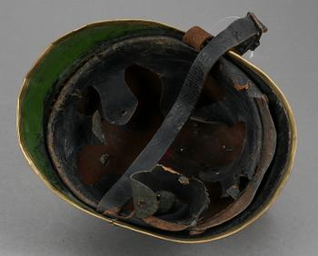 BRANDHJÄLM, för det svenska brandförsvaret, omkring 1900.