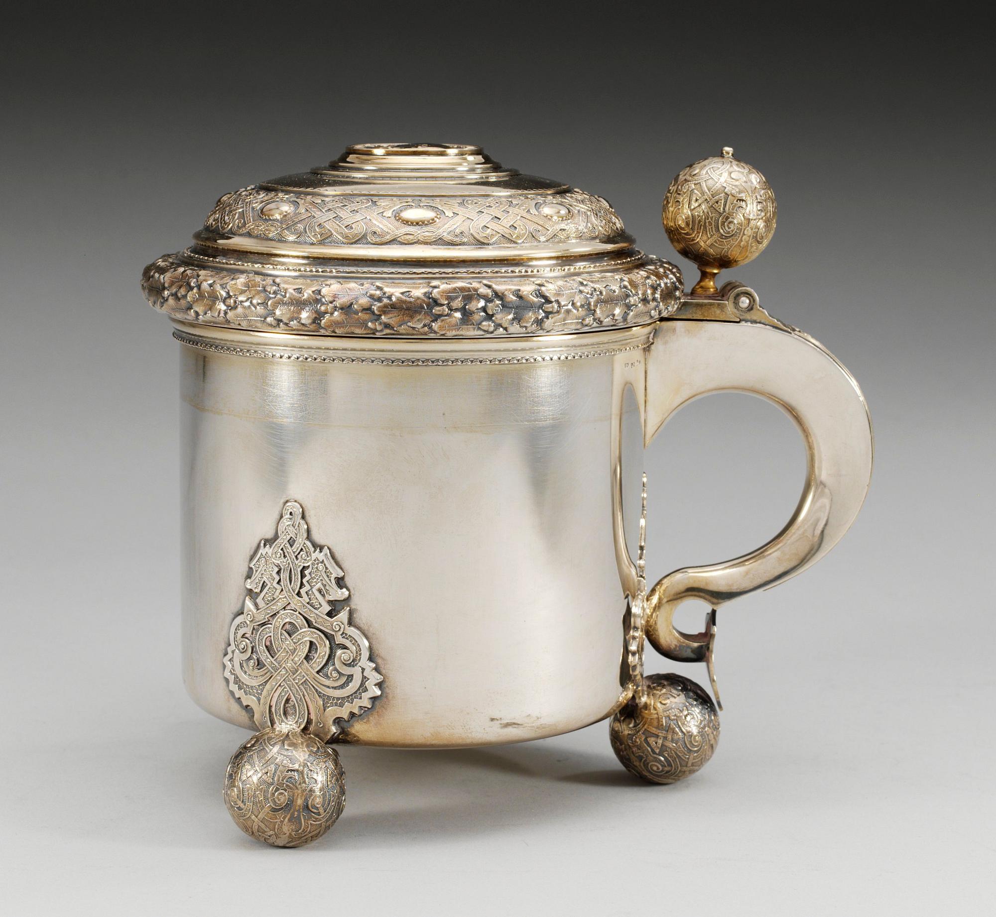 DRYCKESKANNA, silver, K. Andersson, Stockholm 1921.