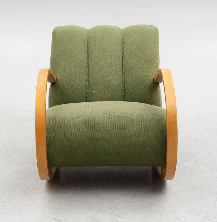 A Swedish Modern rocking chair, 1940s.
