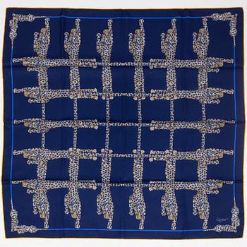 Cartier, a twill silk scarf.