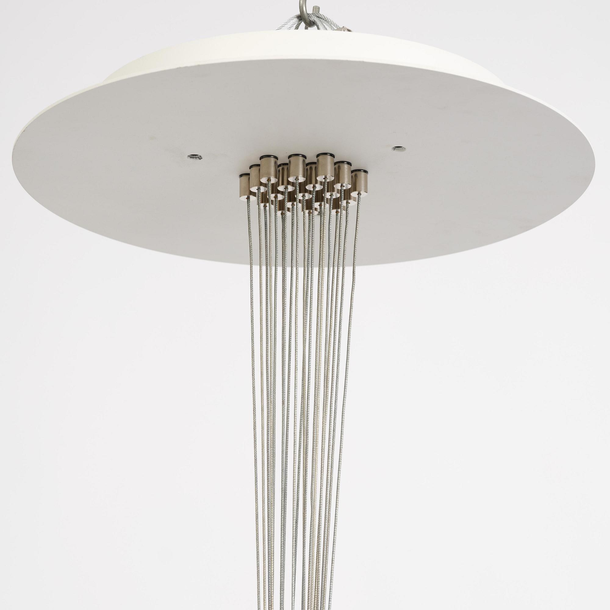 Omer Arbel, taklampa, "Cluster 28.19", Bocci, Italien, 2014.