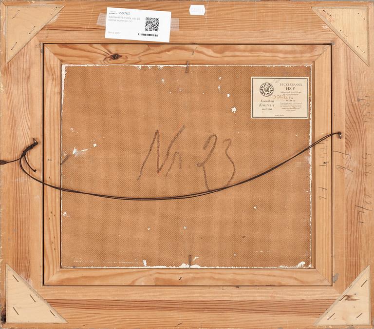 RAGNAR PERSON, olja på pannå, signerad.