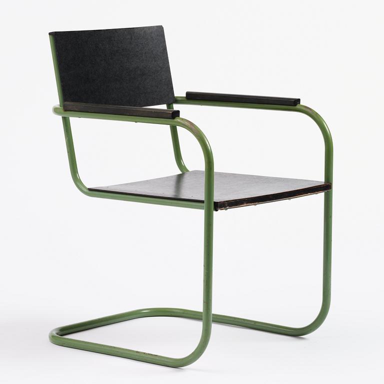 Bröderna Sandbergs Jernmöbelfabrik, armchair, Sandviken, 1930s-40s.