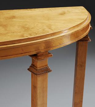 An Axel-Einar Hjorth 'Caesar' birch console table by NK Swden 1930's.