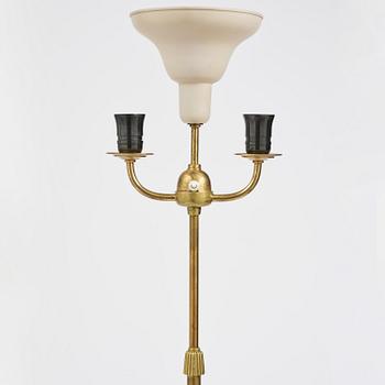 Bertil Brisborg, a pair of floor lamps model 31376, Nordiska Kompaniet, Sweden, 1940s.