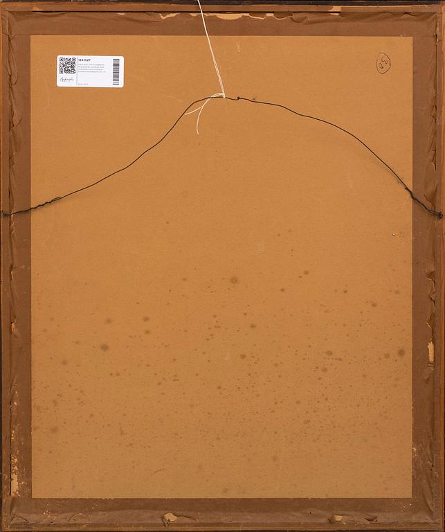 MAX WALTER SVANBERG, färglitografi, signerad med dedikation och numrerad provtrycksupplaga 8/25.