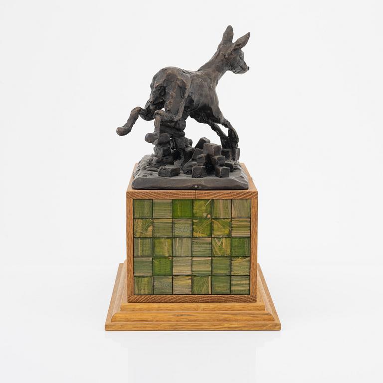 Ernst Billgren, sculpture, bronze, mosaic, signed. Ed. 90.