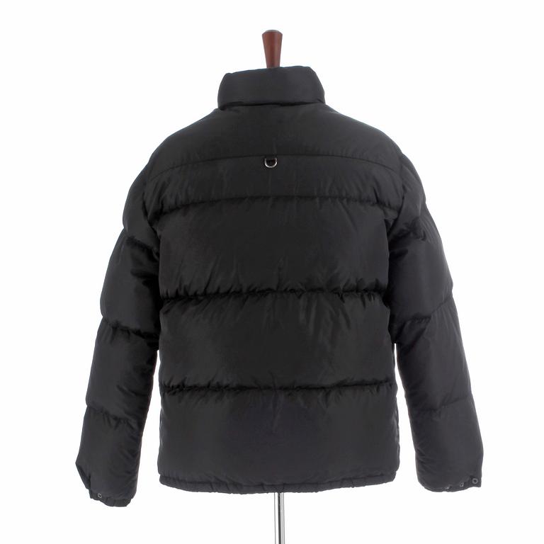 PRADA, a black down jacket, size 48.