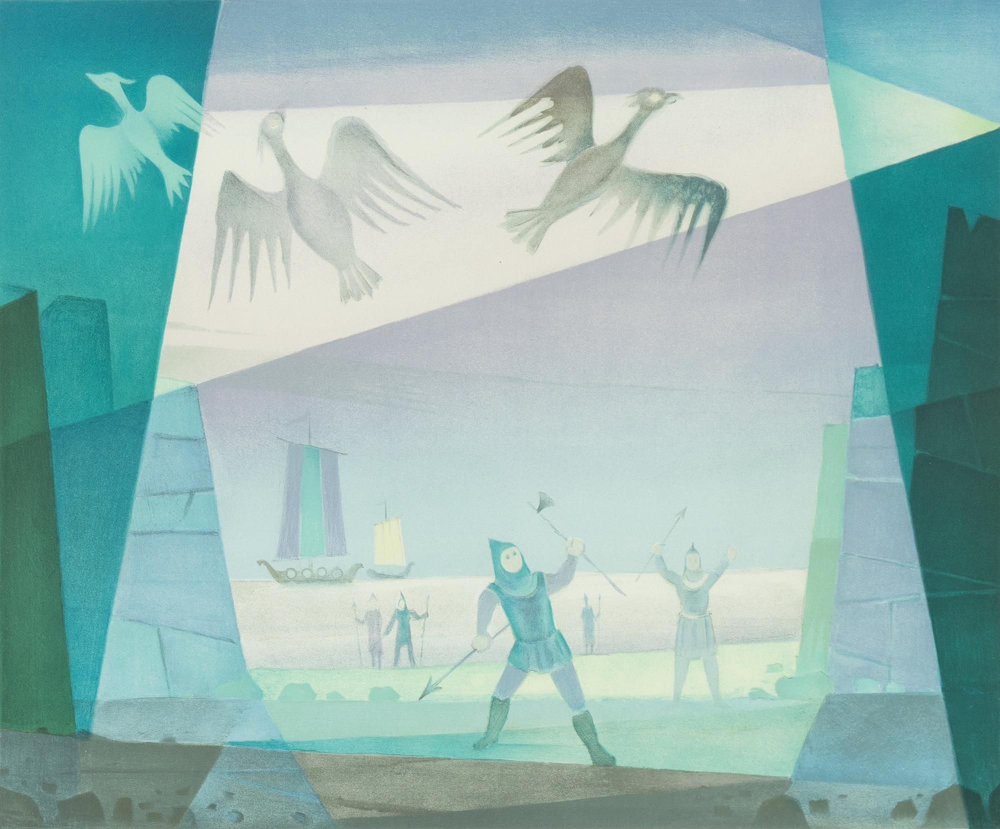 Sven Jonson, "Eagles over the city".