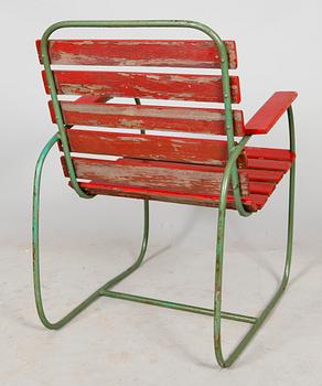 TRÄDGÅRDSMÖBEL, 2 delar, 1900-talets mitt.