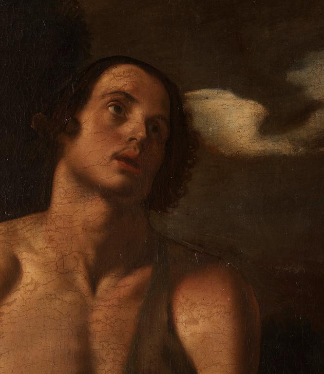 Italian artist 17Th Centyry, Saint John de Baptist.