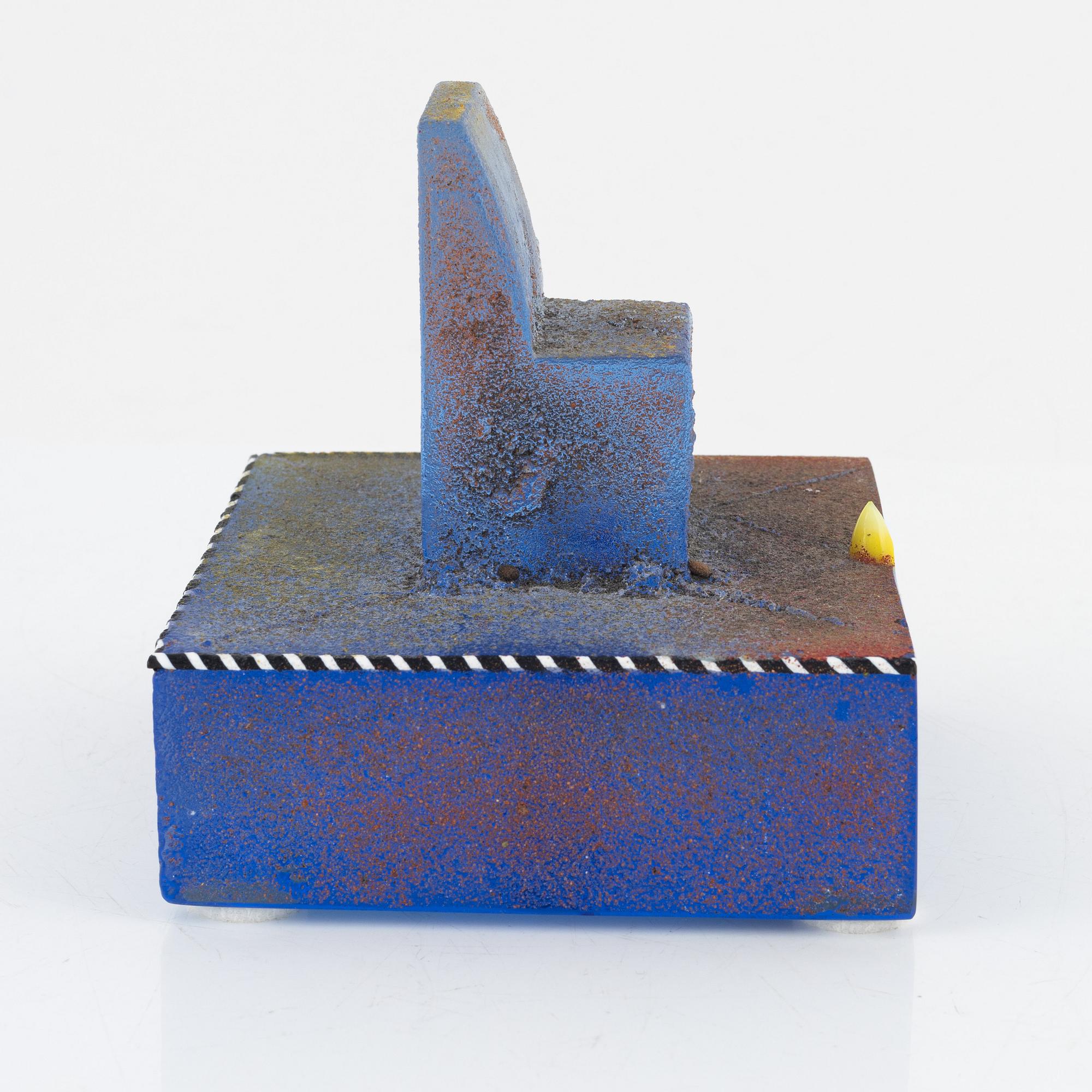 Bertil Vallien, "Buddhas tand", unik skulptur, Kosta Boda.