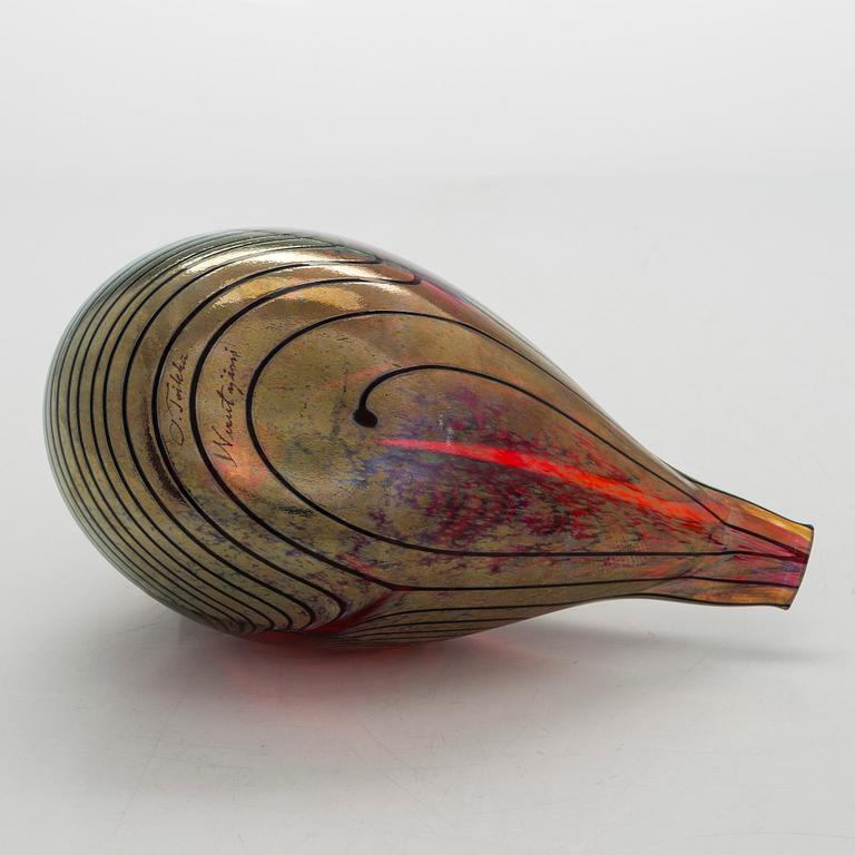 Oiva Toikka, a glass bird, signed O. Toikka, Nuutajärvi.