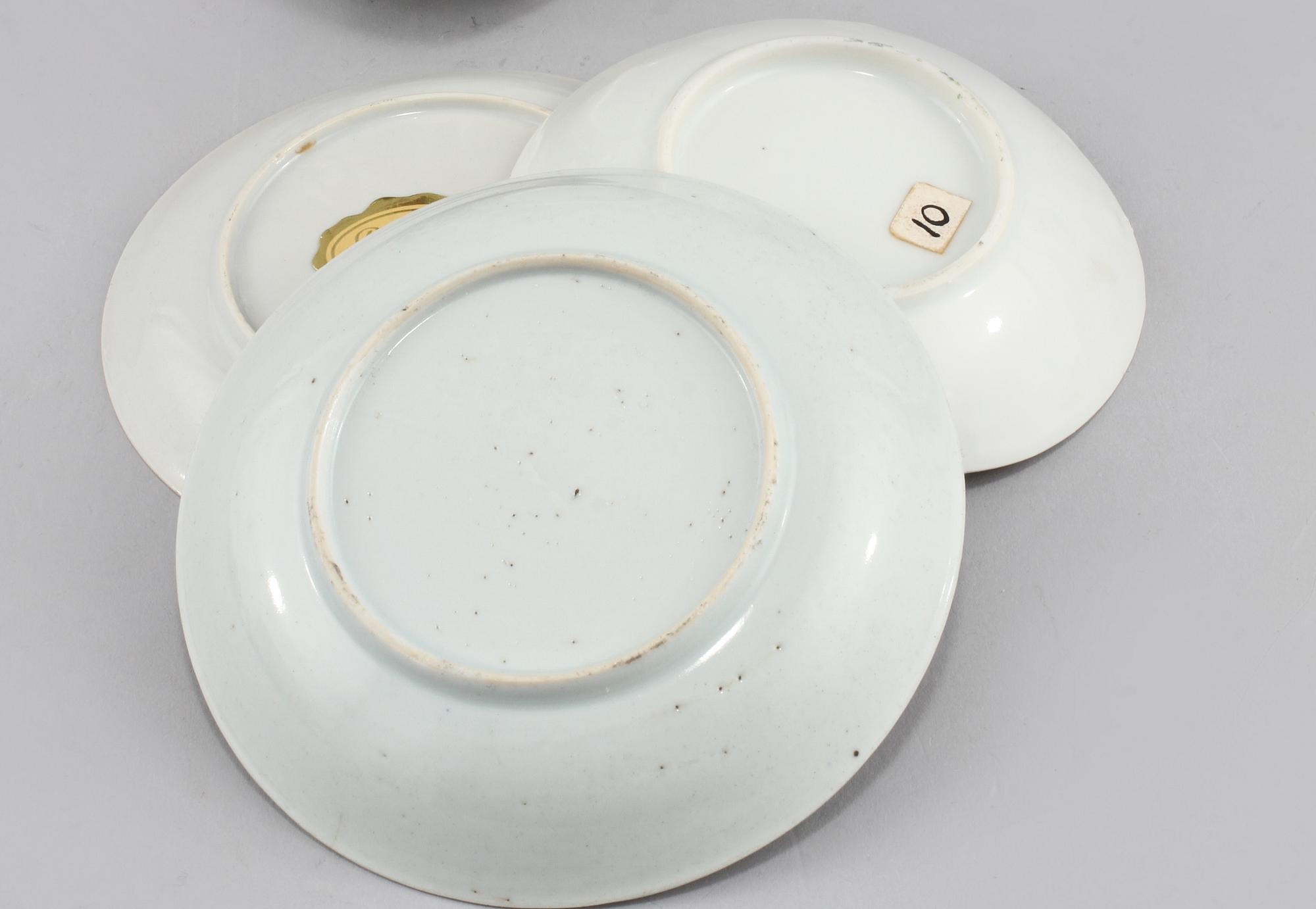 PARTI PORSLIN, 13 delar, porslin, Kina, 1700/1800-tal.