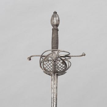 Rapier, second half of the 17th century.