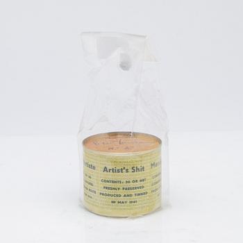 Piero Manzoni, sculpture, "Artist's Shit", published by Piero Manzoni Foundation, Italy, 2013.