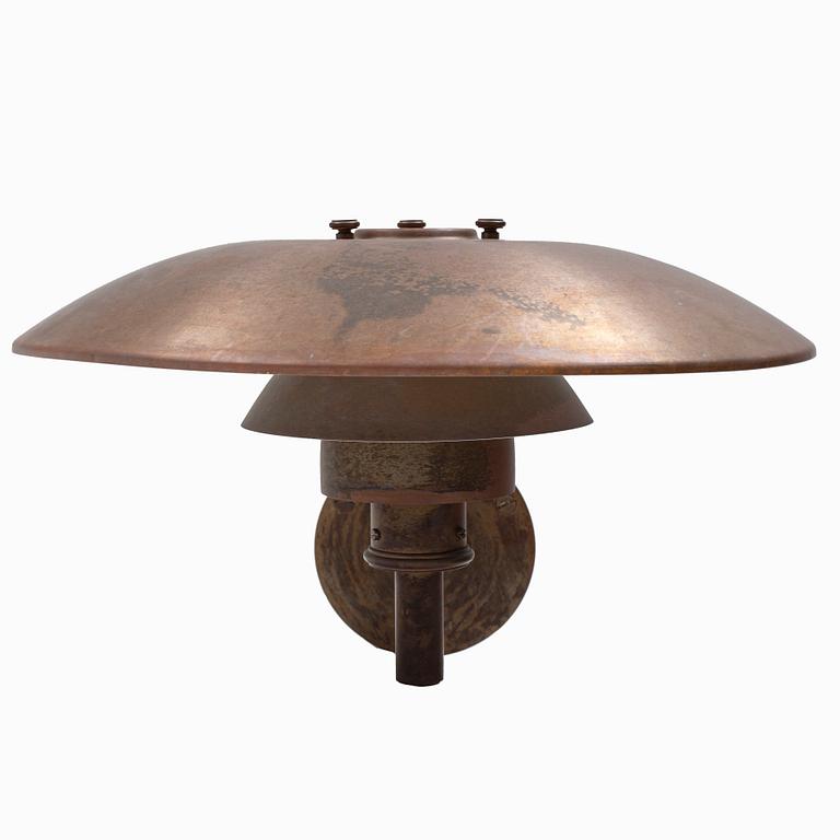 POUL HENNINGSEN, a PH copper wall light, Louis Poulsen, Denmark.