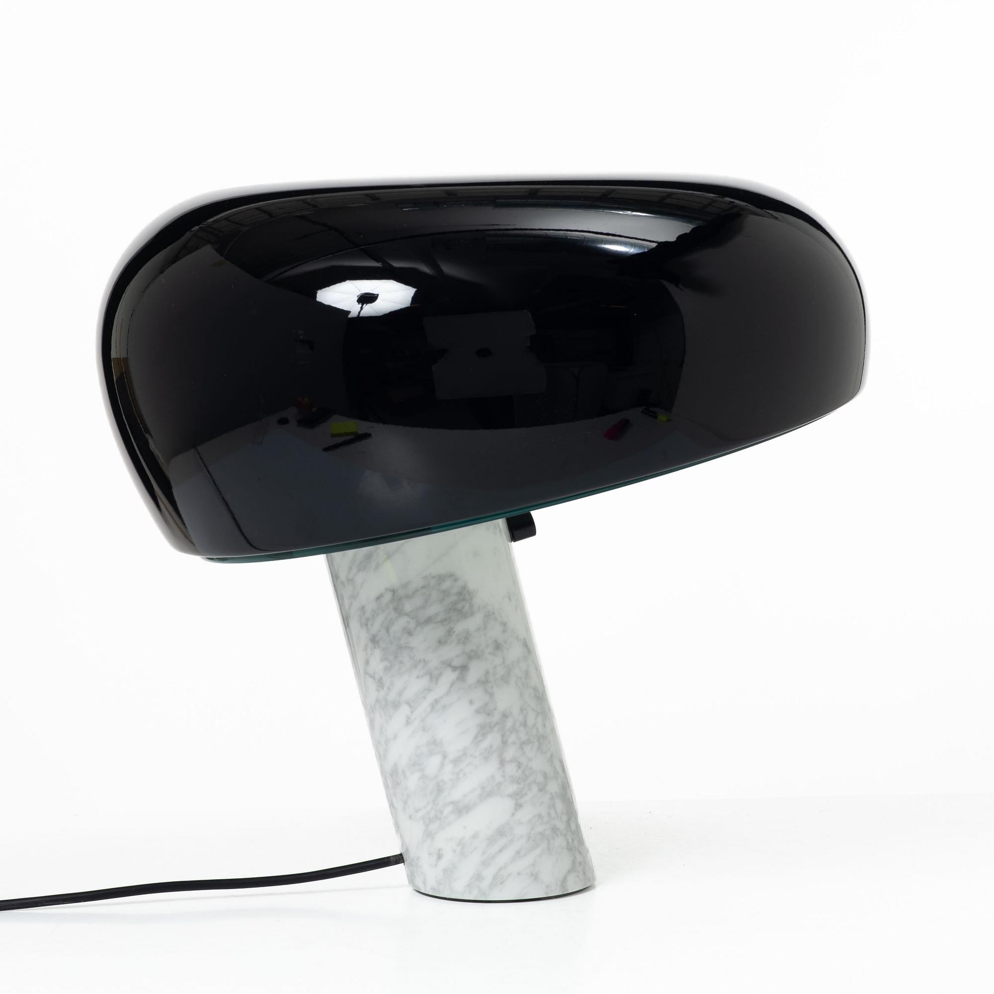 Achille & Pier Giacomo Castiglioni, A 'Snoopy' table lamp, Flos, Italy, 2000s.