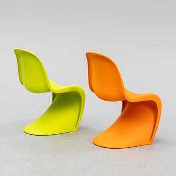 Verner Panton, a pair of "Panton Junior" children's chairs for Vitra.