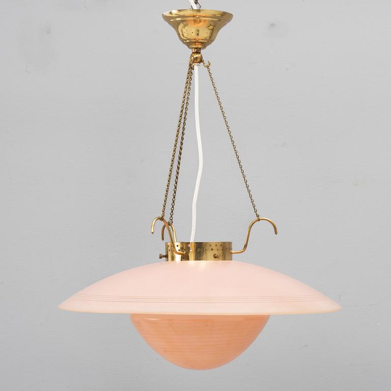 A 1940's/50's ceiling lamp.