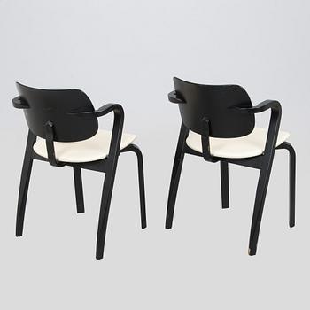 Ilmari Tapiovaara, a set of six 1960s 'Aslak' armchairs for Asko, Finland.
