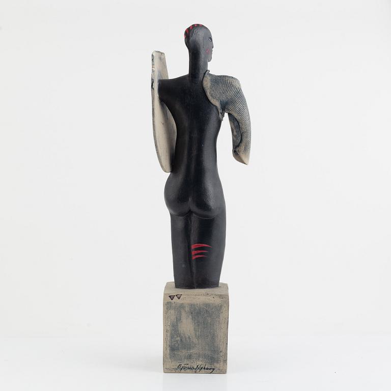 Björn Nyberg, sculpture, stoneware.