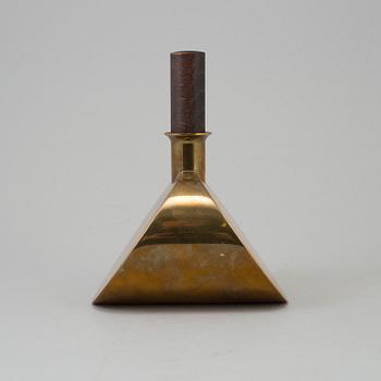 A brass flask by Pierre Forsell for Skultuna.