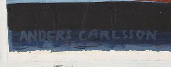 Anders Carlsson, oil/acrylic on canvas, signed.