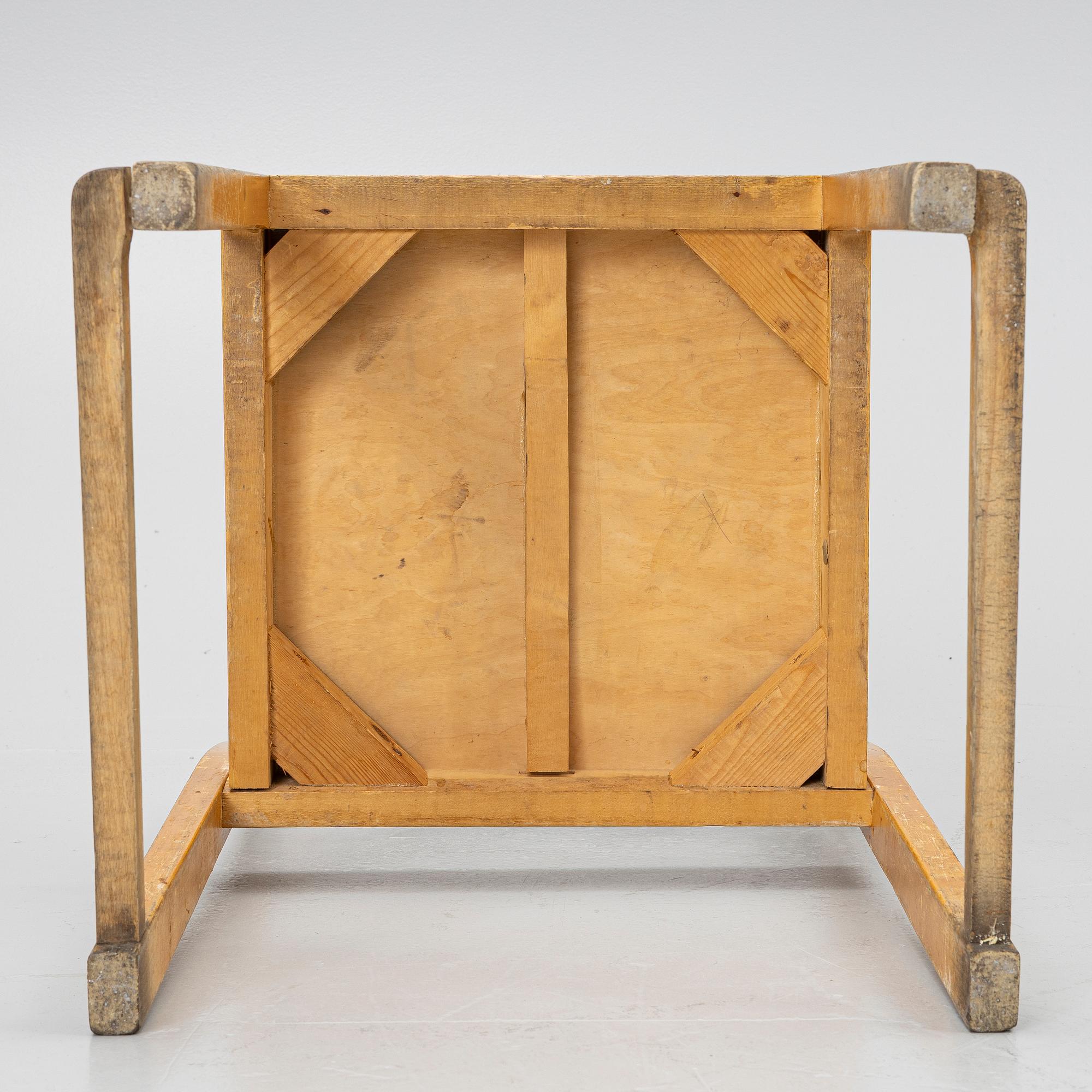 Sven Markelius, Seven chairs, 'Orkesterstolen', 20th century.