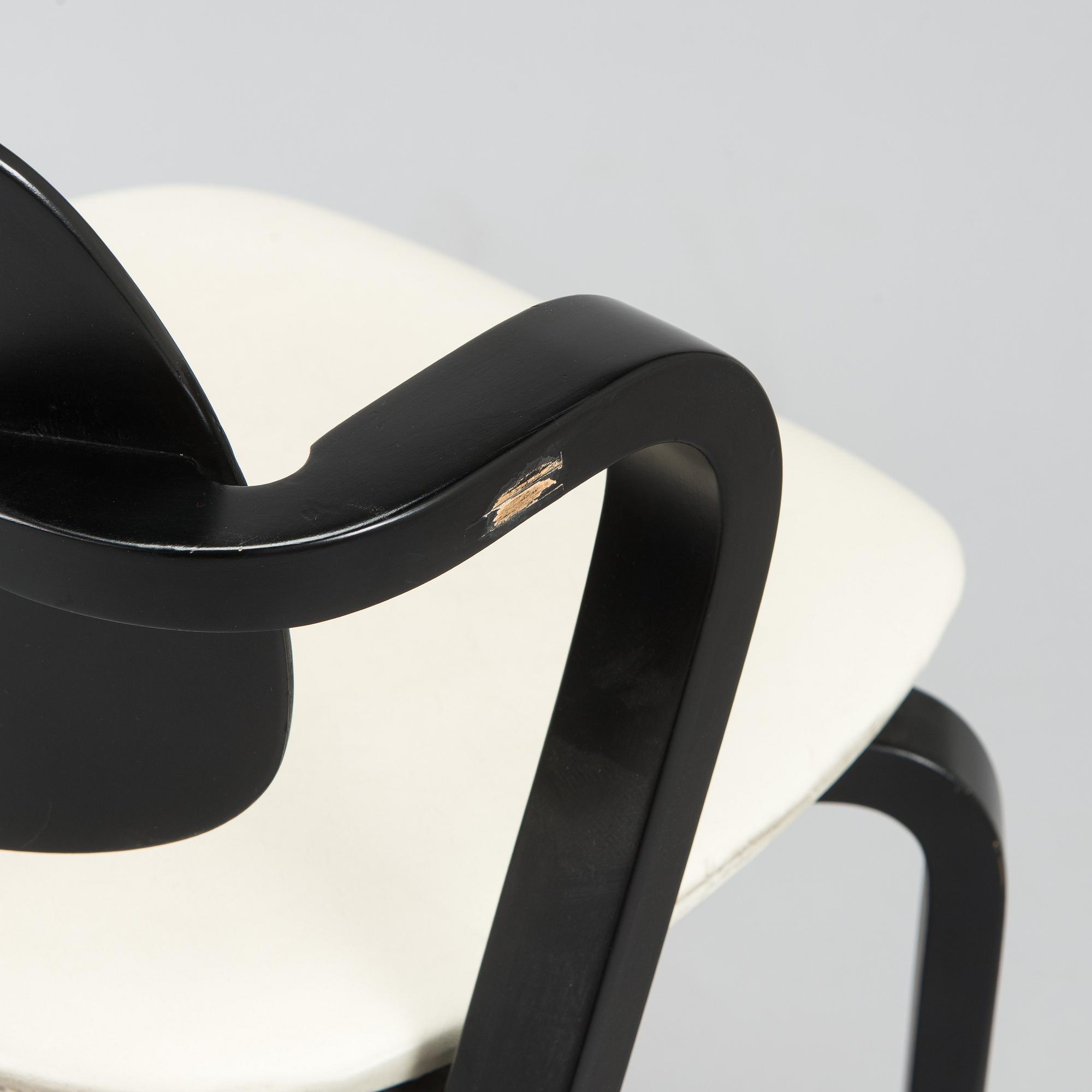 Ilmari Tapiovaara, a set of six 1960s 'Aslak' armchairs for Asko, Finland.