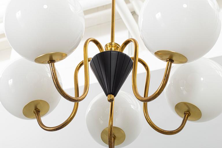 Pendant lamp, 1950's.