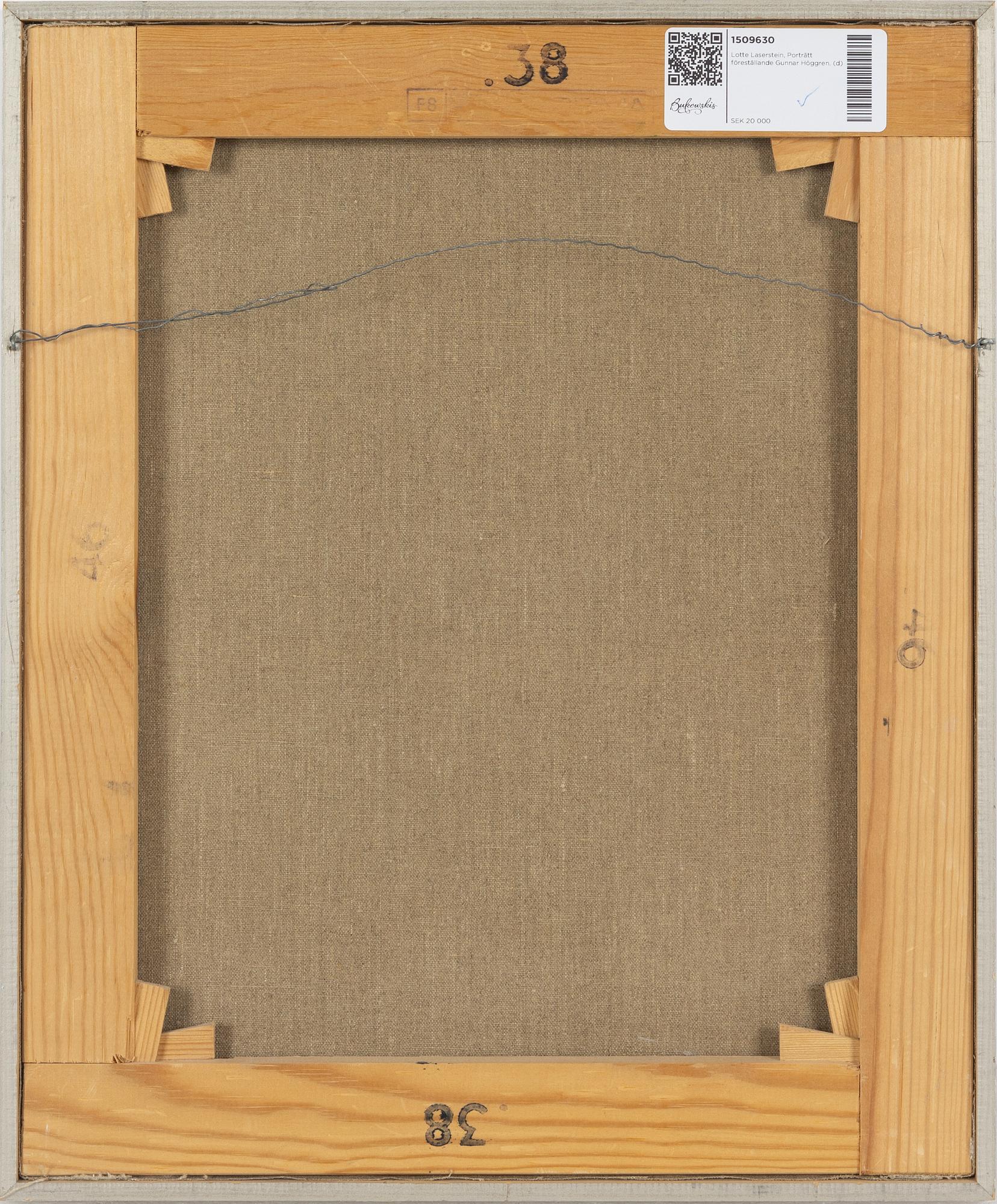 Lotte Laserstein, Porträtt av Gunnar Höggren.