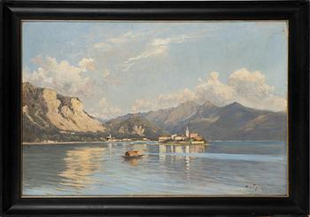 Maximilian von Fichard, oil on canvas, signed.