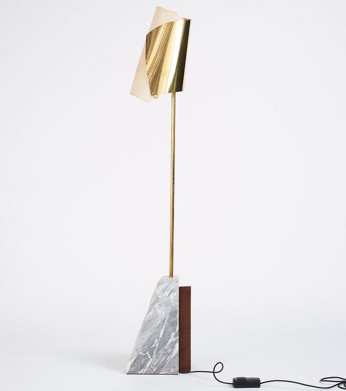 Erik Bratsberg, a "Lorian", floor lamp, first edition, executed in his workshop, Stockholm, 2021.