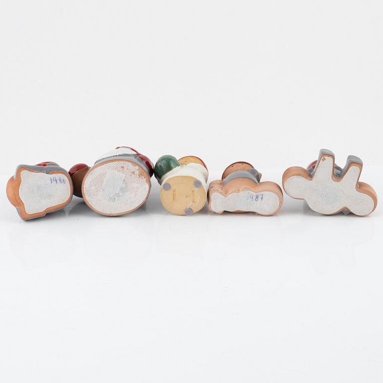 Lisa Larson, a set of  figurines, stoneware, second half of the 20th century.