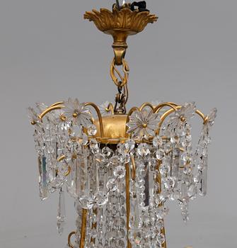 LJUSKRONA, Louis XVI-stil, 1900-talets första hälft. Höjd ca 98 cm.