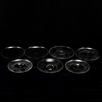 WILHELM WAGENFELD, a glass service, 10 pieces, glasservis, Jenaer Glaswerk, Schott & Gen, Germany.