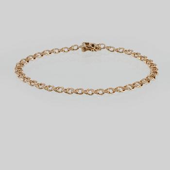 ARMLÄNK, 18K guld, NSE, Köping, 1991. Vikt 7,6 gram.