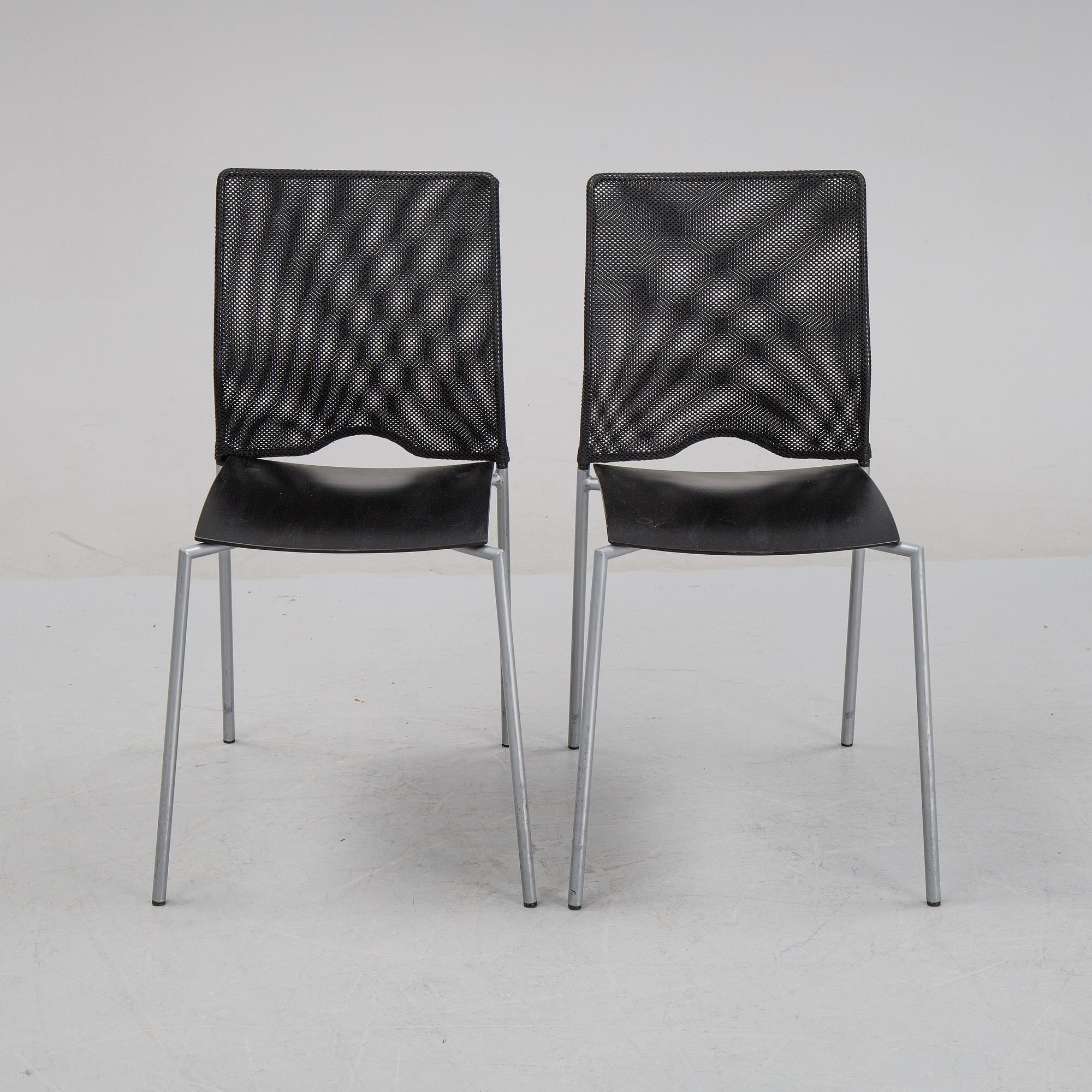 Gunilla Allard, a set of twelve 'Cosmos' chairs from Lammhults.